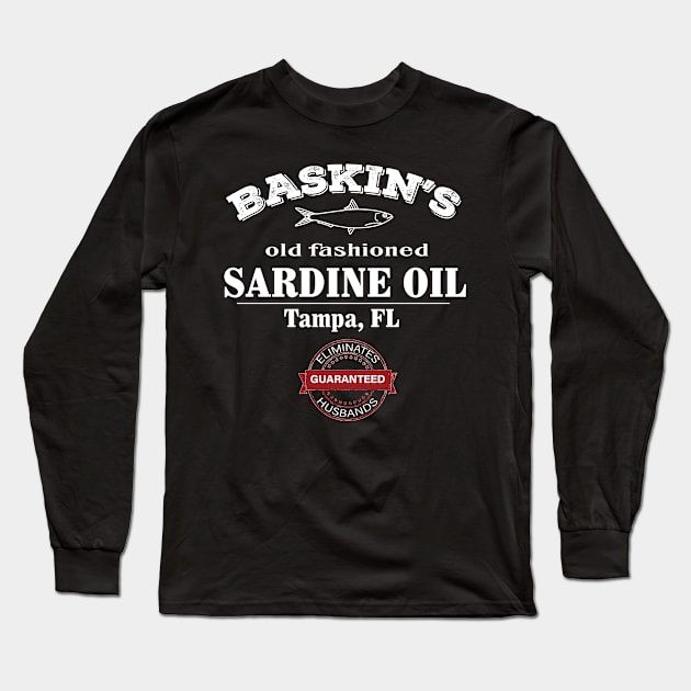 Baskin's Sardine Oil (Light) Long Sleeve T-Shirt by jverdi28